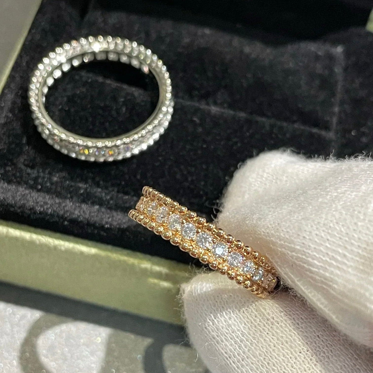 Mystic PERLEE DIAMOND ROSE GOLD RING