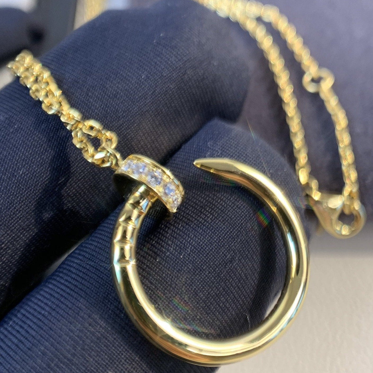 Mystic JUSTE NECKLACE GOLD DIAMONDS