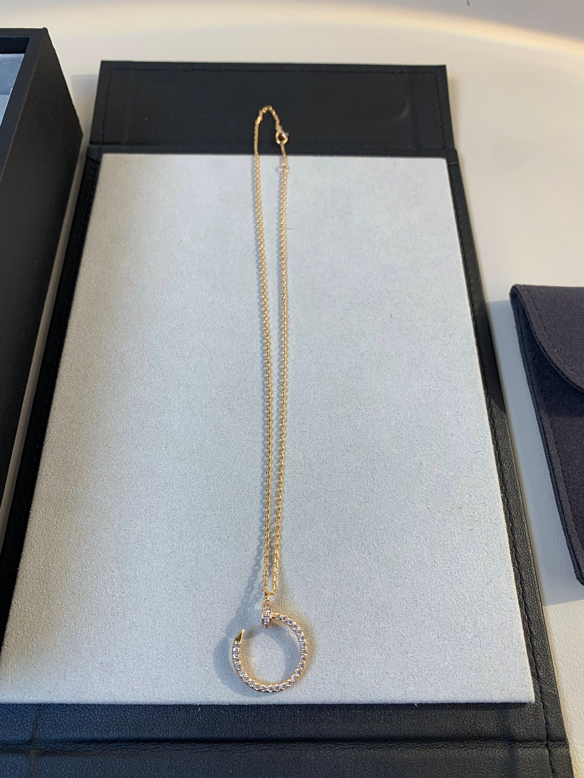 Mystic JUSTE NECKLACE PINK GOLD DIAMONDS