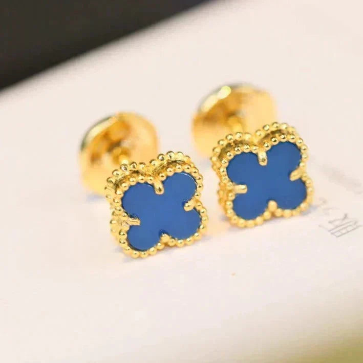 Mystic CLOVER MINI 9.5MM TURQUOISE EARRINGS