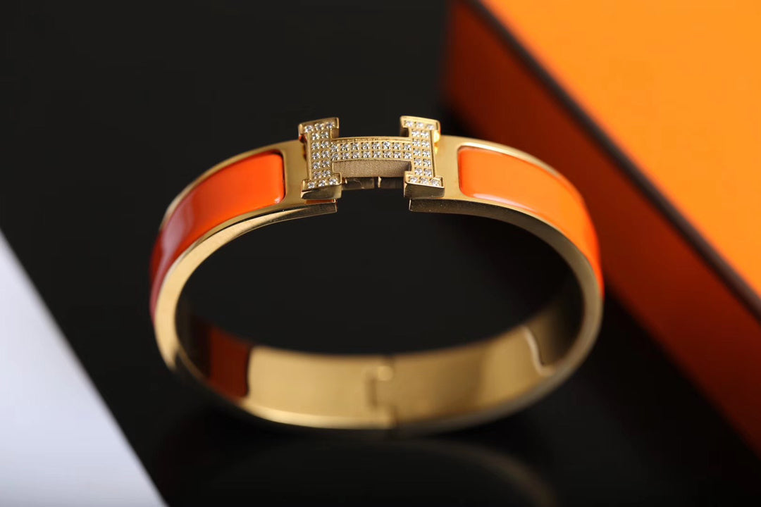 Mystic H BRACELET GOLD DIAMOND