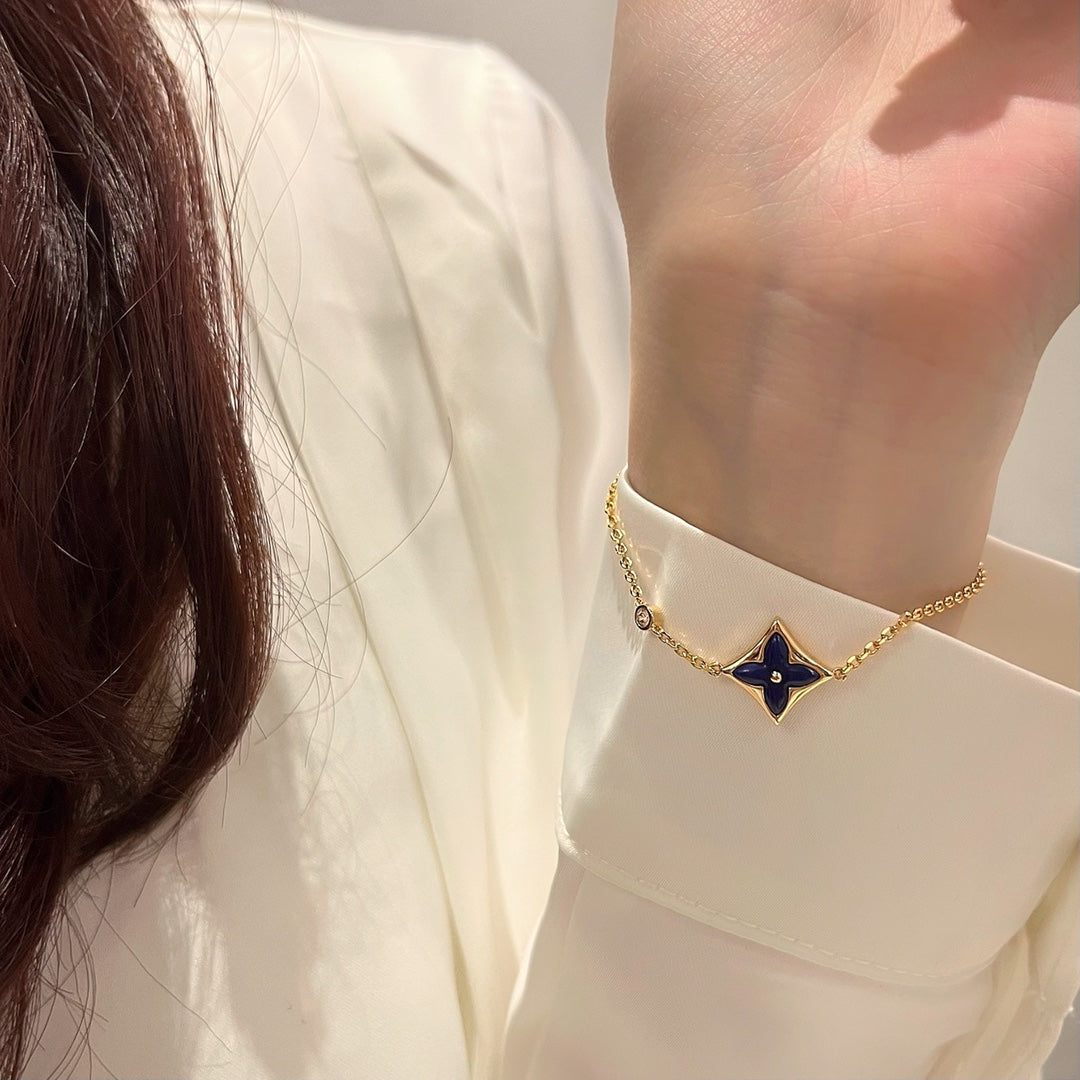 Mystic COLOR STAR PINK GOLD DIAMOND BRACELET