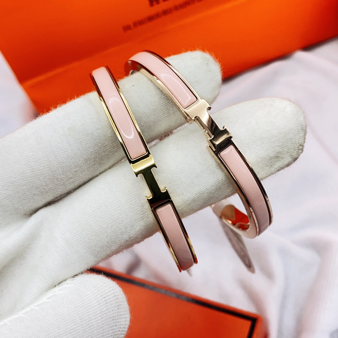 Mystic CLASSIC HM CLIC PINK 8MM ENAMEL BRACELET