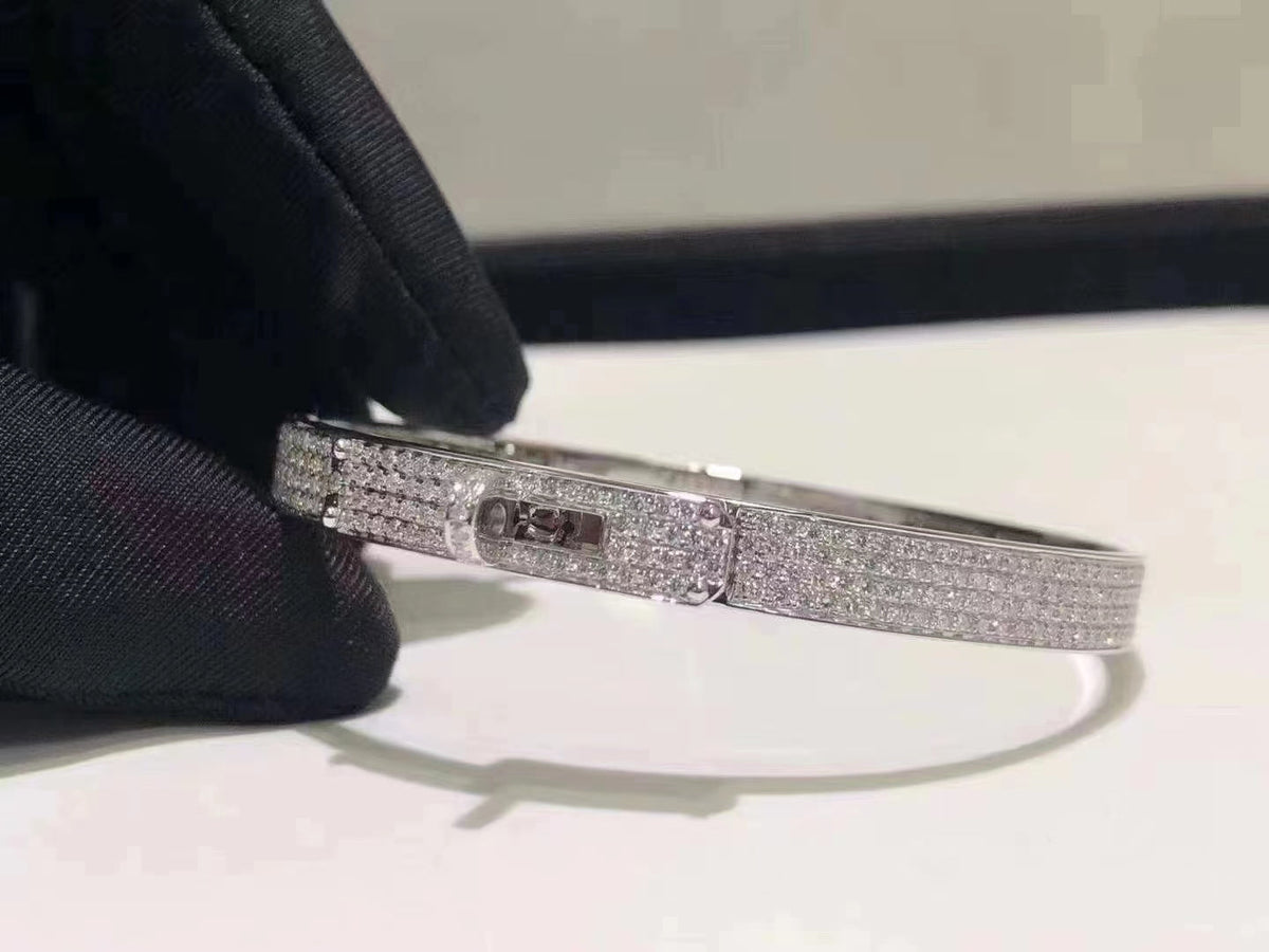 Mystic HM KELLY BRACELET IN SILVER AND FULL PAVE DIAMOND