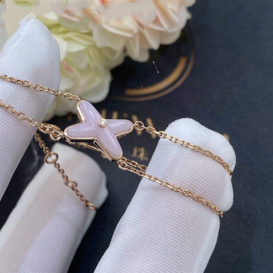 Mystic JEUX BRACELET PINK MOP PINK GOLD 1 DIAMOND