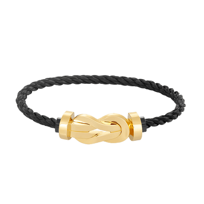 Mystic CHANCE LARGE 8 FIGURE BUCKLE NO DIAMOND BRACELET GOLD