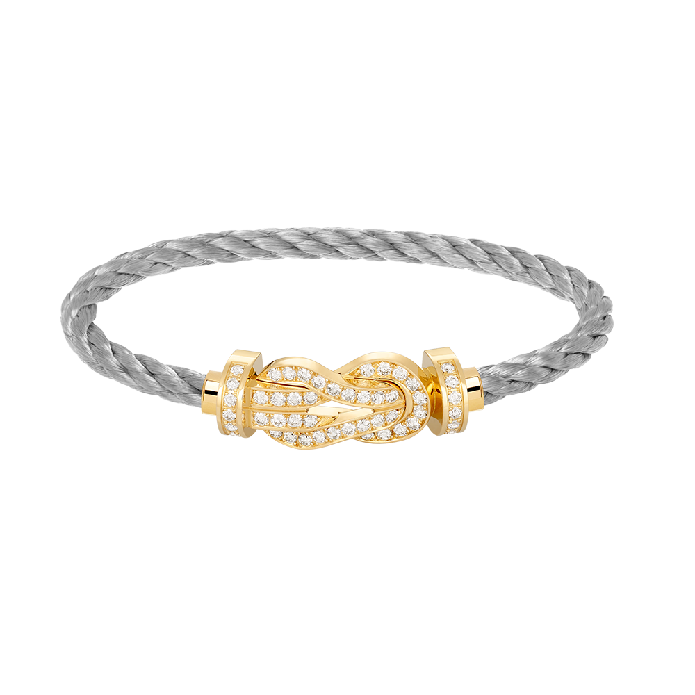 Mystic CHANCE LARGE 8 FIGURE BUCKLE FULLDIAMOND BRACELET GOLD
