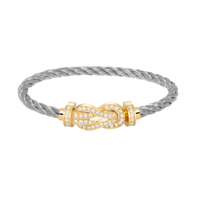 Mystic CHANCE LARGE 8 FIGURE BUCKLE FULLDIAMOND BRACELET GOLD