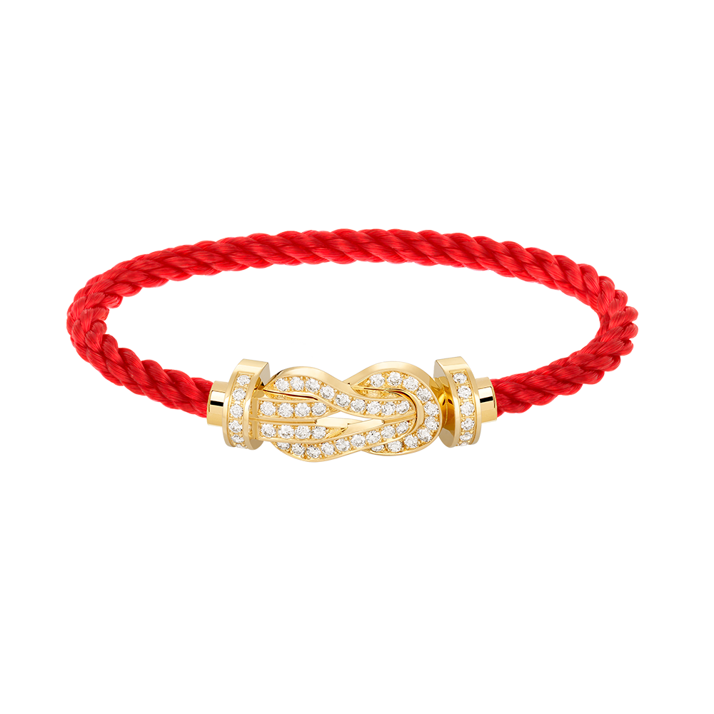 Mystic CHANCE LARGE 8 FIGURE BUCKLE FULLDIAMOND BRACELET GOLD