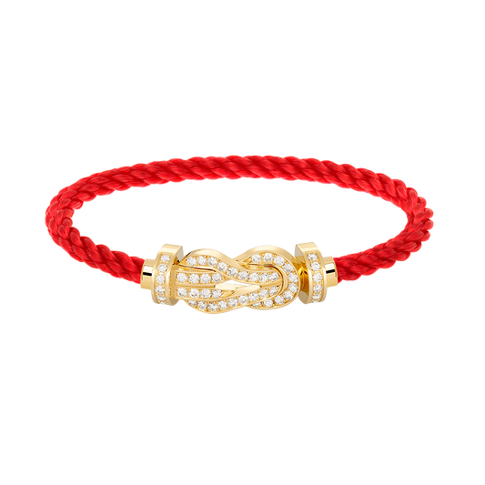 Mystic CHANCE LARGE 8 FIGURE BUCKLE FULLDIAMOND BRACELET GOLD