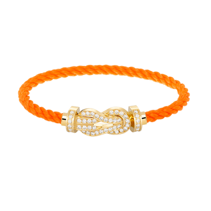 Mystic CHANCE LARGE 8 FIGURE BUCKLE FULLDIAMOND BRACELET GOLD