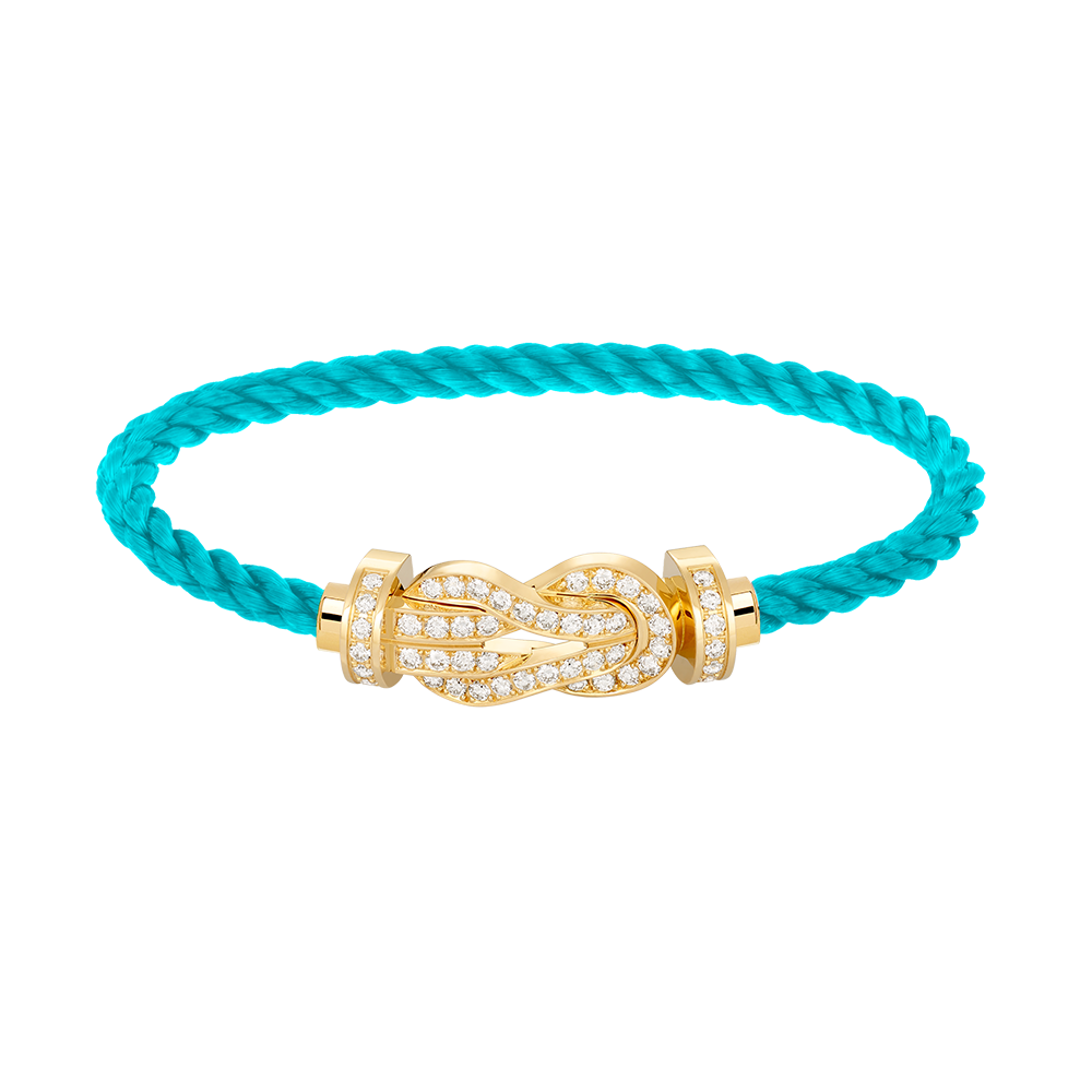 Mystic CHANCE LARGE 8 FIGURE BUCKLE FULLDIAMOND BRACELET GOLD