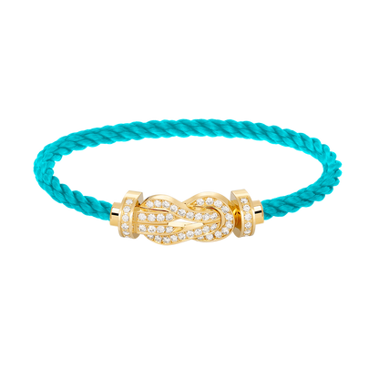 Mystic CHANCE LARGE 8 FIGURE BUCKLE FULLDIAMOND BRACELET GOLD