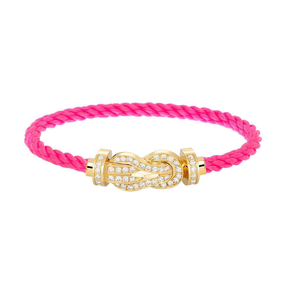 Mystic CHANCE LARGE 8 FIGURE BUCKLE FULLDIAMOND BRACELET GOLD