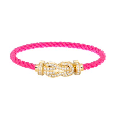 Mystic CHANCE LARGE 8 FIGURE BUCKLE FULLDIAMOND BRACELET GOLD