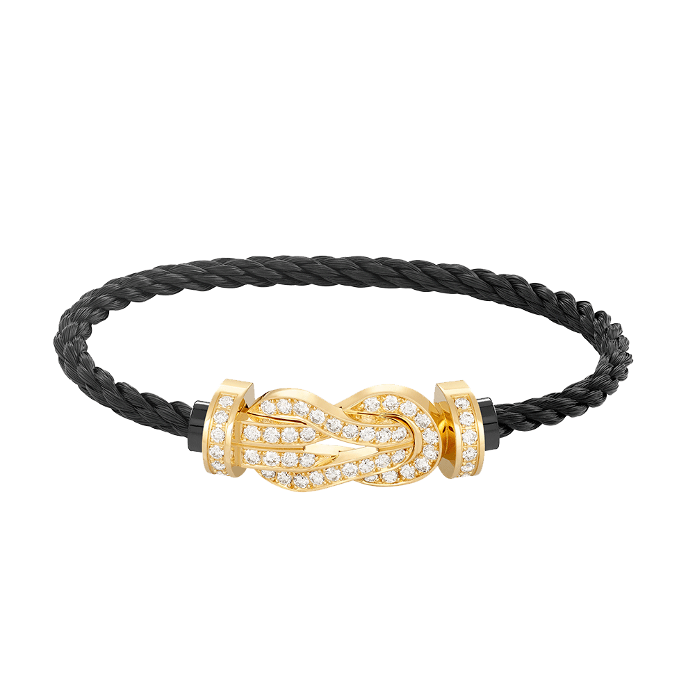 Mystic CHANCE LARGE 8 FIGURE BUCKLE FULLDIAMOND BRACELET GOLD