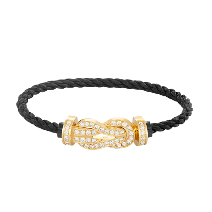Mystic CHANCE LARGE 8 FIGURE BUCKLE FULLDIAMOND BRACELET GOLD