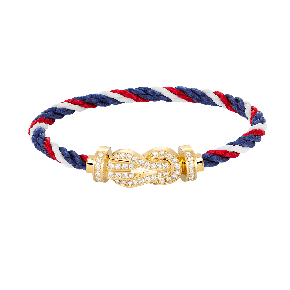 Mystic CHANCE LARGE 8 FIGURE BUCKLE FULLDIAMOND BRACELET GOLD