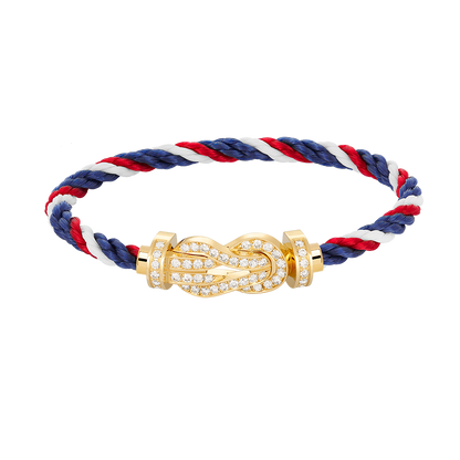 Mystic CHANCE LARGE 8 FIGURE BUCKLE FULLDIAMOND BRACELET GOLD