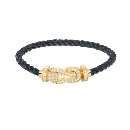 Mystic CHANCE LARGE 8 FIGURE BUCKLE FULLDIAMOND BRACELET GOLD