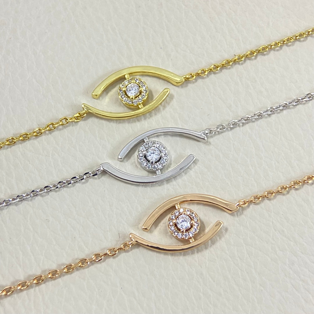 [Mystic]Lucky Eye Pave-Set Diamond Bracelet