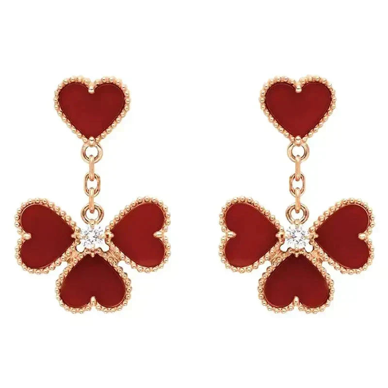 Mystic SWEET CLOVER CARNELIAN EARRINGS