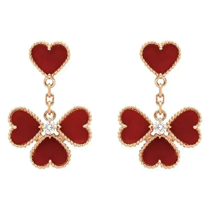 Mystic SWEET CLOVER CARNELIAN EARRINGS