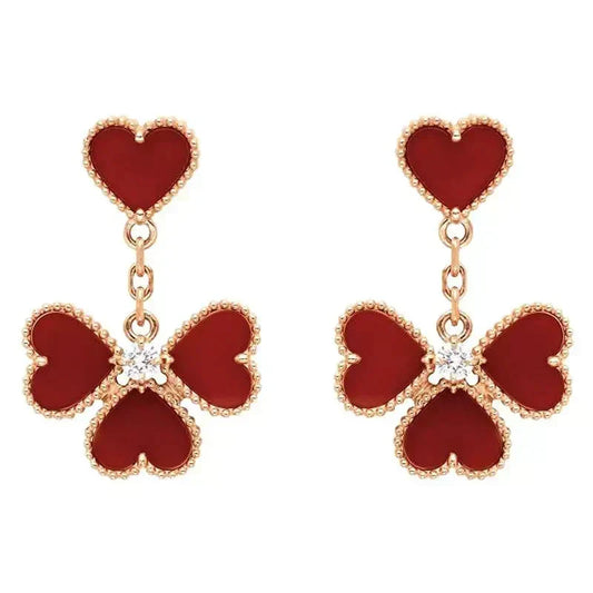Mystic SWEET CLOVER CARNELIAN EARRINGS
