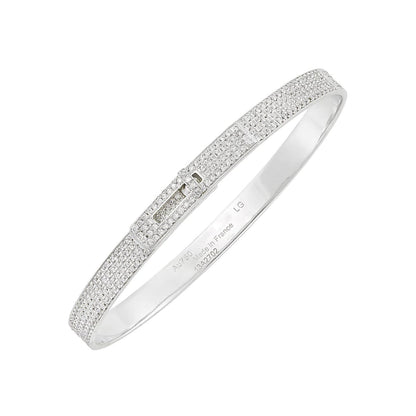 Mystic HM KELLY BRACELET IN SILVER AND FULL PAVE DIAMOND