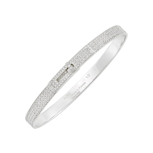 Mystic HM KELLY BRACELET IN SILVER AND FULL PAVE DIAMOND