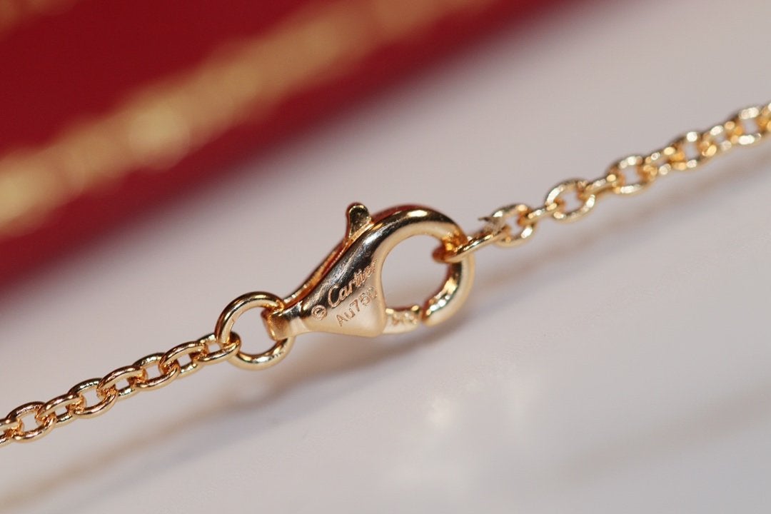 Mystic LOVE NECKLACE PINK GOLD AND SILVER