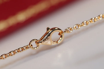 Mystic LOVE NECKLACE PINK GOLD AND SILVER