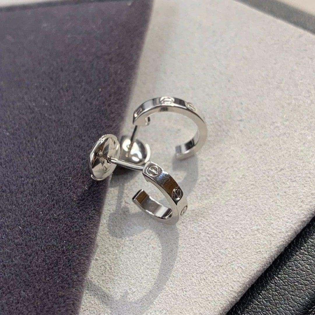 Mystic LOVE EARRINGS 2.65MM SILVER