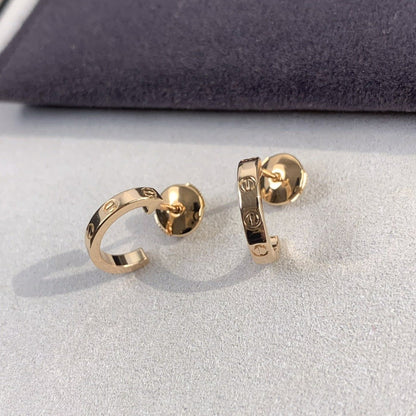 Mystic LOVE EARRINGS 2.65MM PINK GOLD