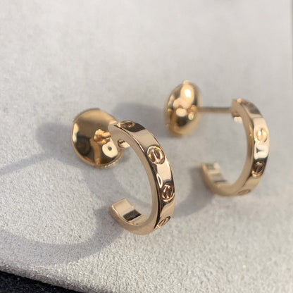 Mystic LOVE EARRINGS 2.65MM PINK GOLD