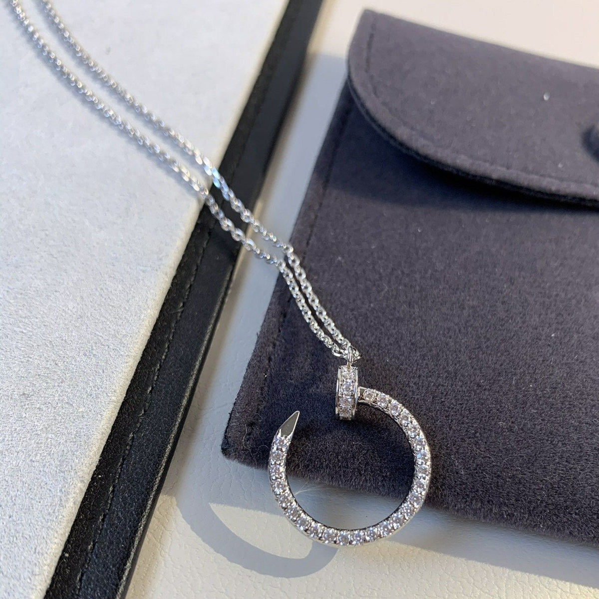 Mystic JUSTE NECKLACE SILVER DIAMONDS