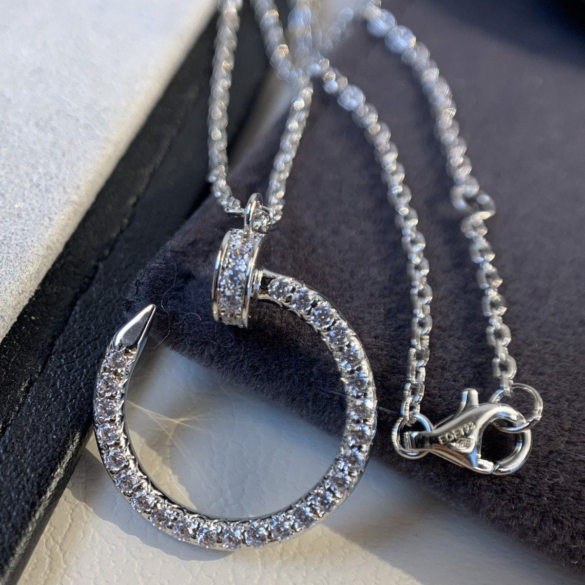 Mystic JUSTE NECKLACE SILVER DIAMONDS