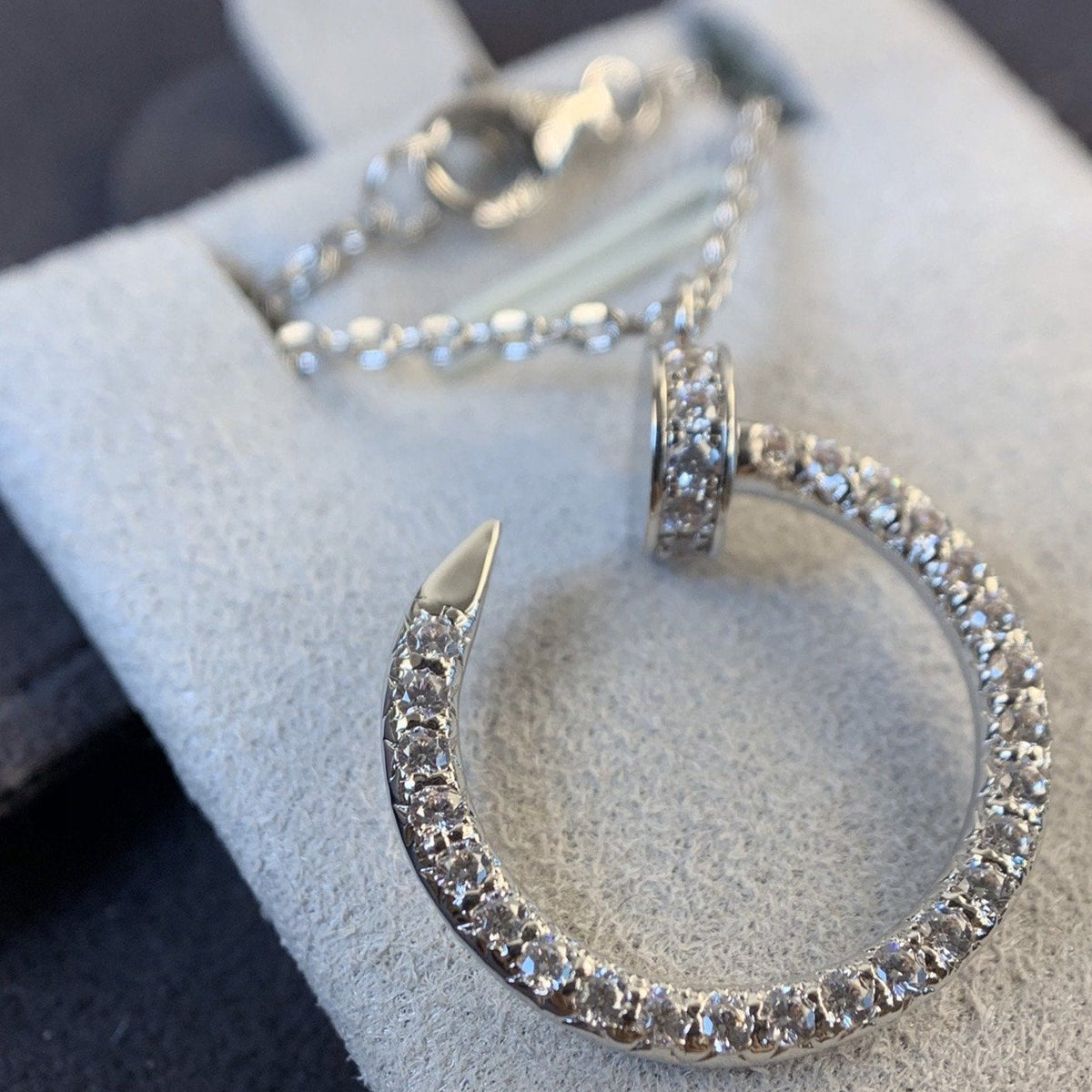 Mystic JUSTE NECKLACE SILVER DIAMONDS