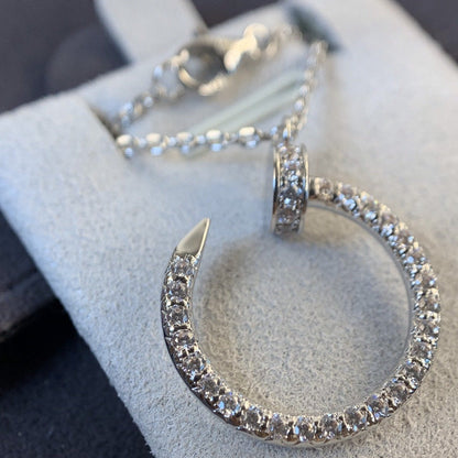 Mystic JUSTE NECKLACE SILVER DIAMONDS