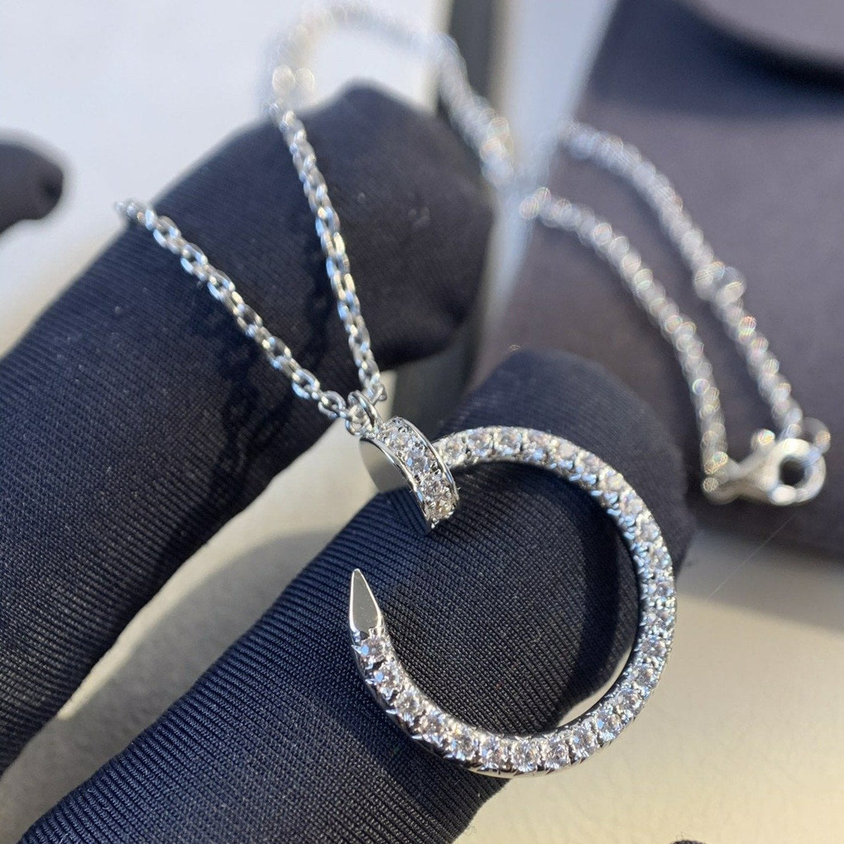 Mystic JUSTE NECKLACE SILVER DIAMONDS