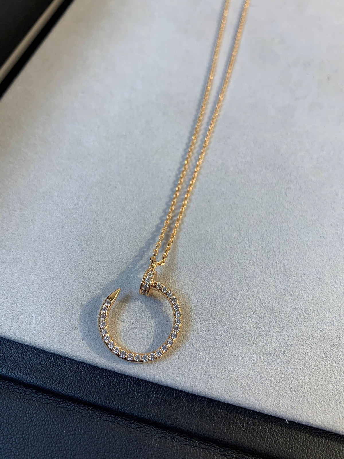 Mystic JUSTE NECKLACE PINK GOLD DIAMONDS