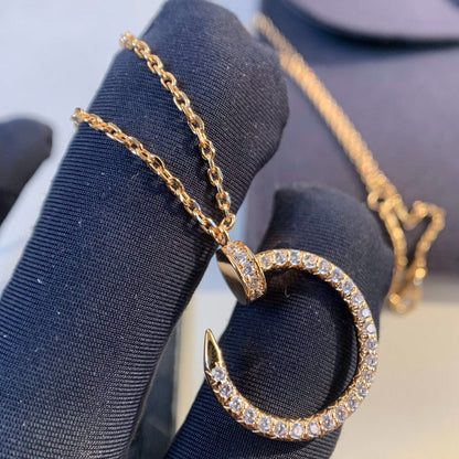 Mystic JUSTE NECKLACE PINK GOLD DIAMONDS