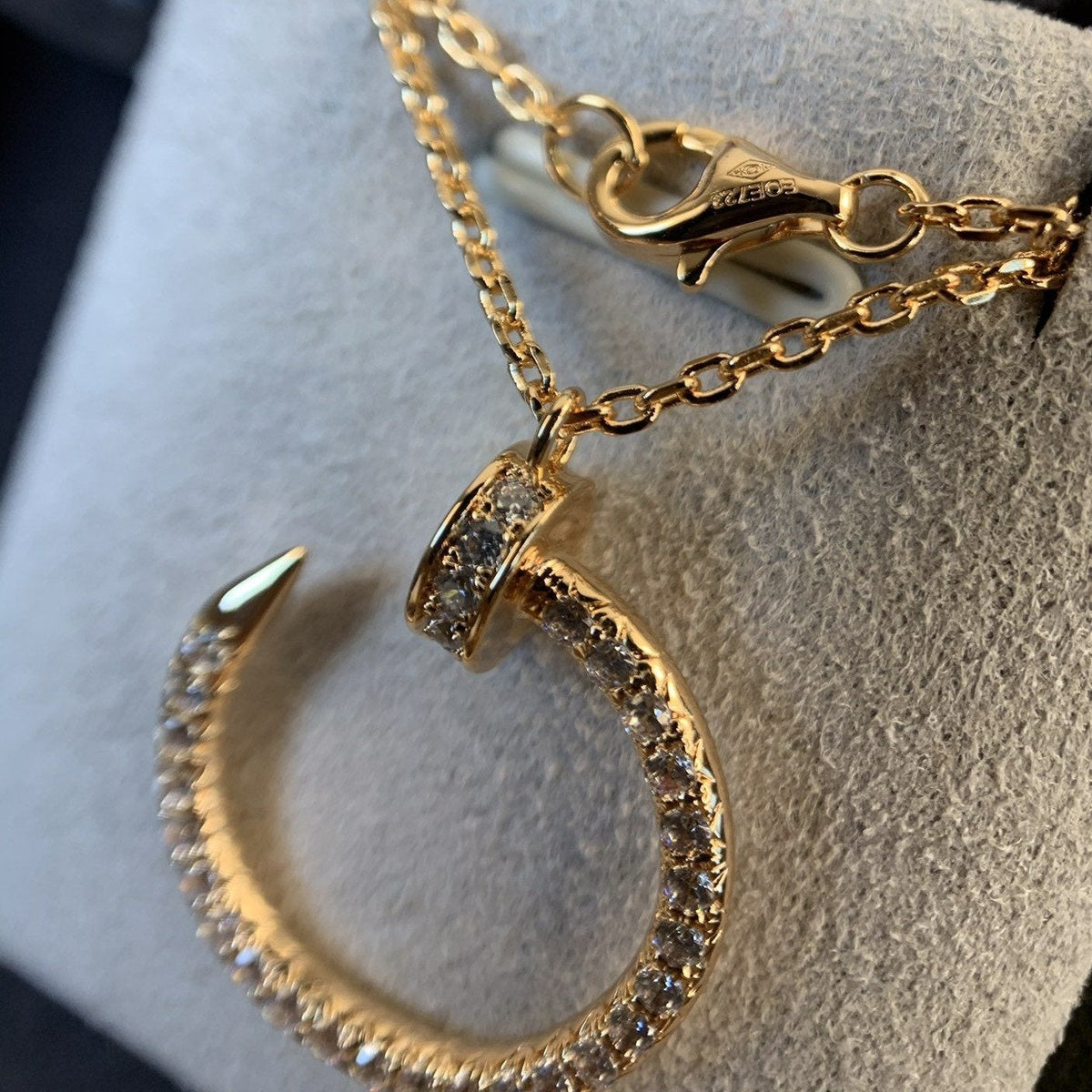 Mystic JUSTE NECKLACE PINK GOLD DIAMONDS