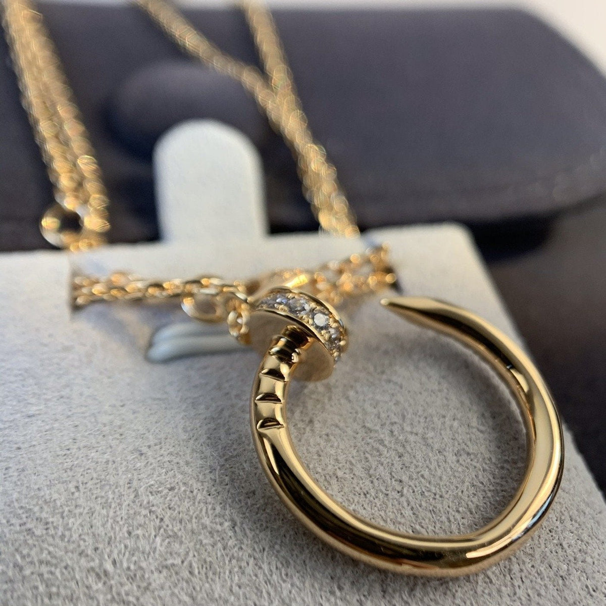 Mystic JUSTE NECKLACE PINK GOLD DIAMONDS