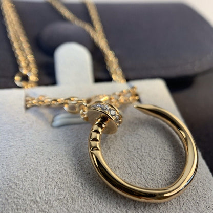 Mystic JUSTE NECKLACE PINK GOLD DIAMONDS