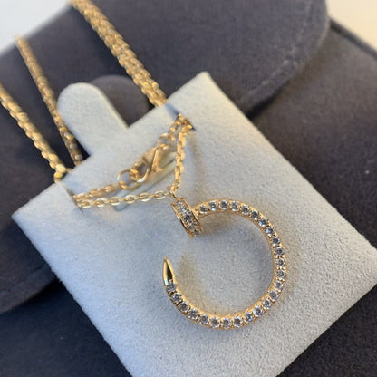 Mystic JUSTE NECKLACE PINK GOLD DIAMONDS
