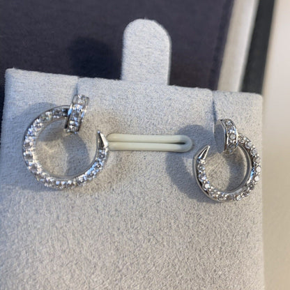 Mystic JUSTE EARRINGS SILVER DIAMONDS