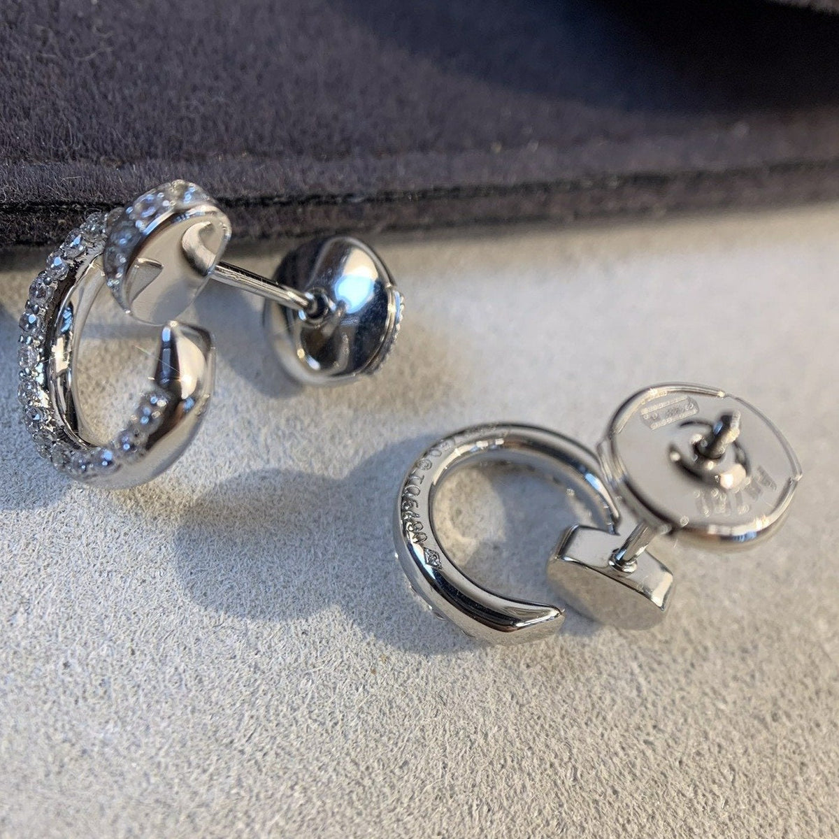 Mystic JUSTE EARRINGS SILVER DIAMONDS