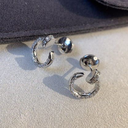 Mystic JUSTE EARRINGS SILVER DIAMONDS