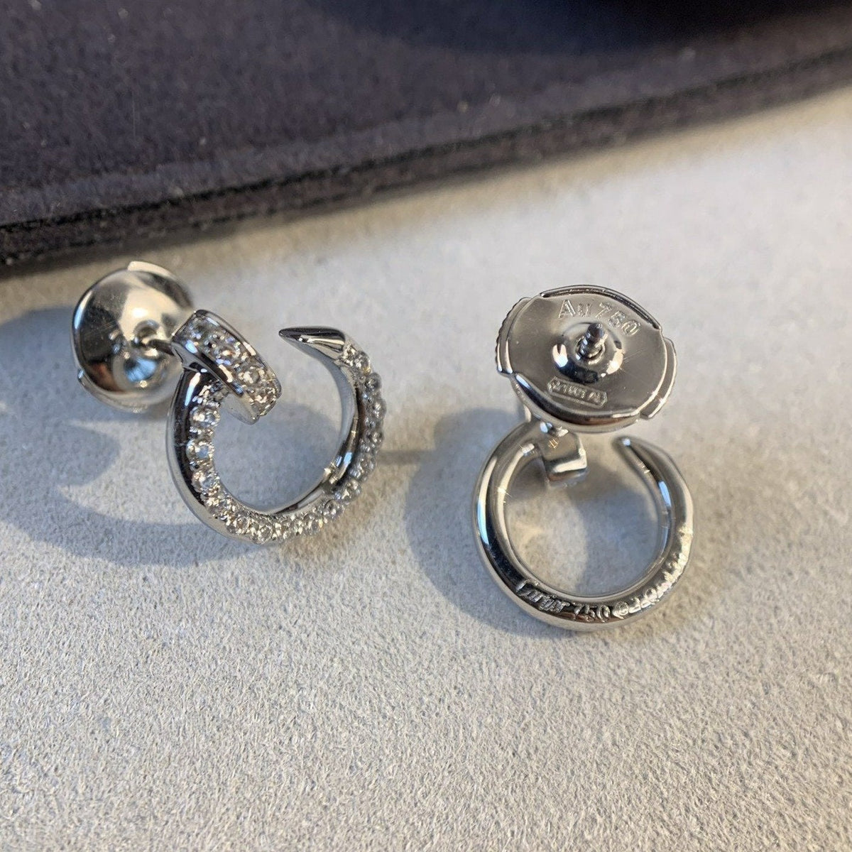 Mystic JUSTE EARRINGS SILVER DIAMONDS
